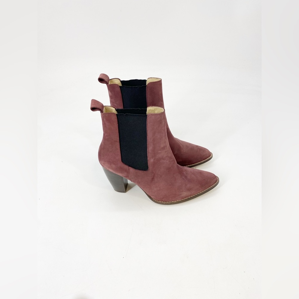 Ivylee Copenhagen Sky Chelsea Nubuck Ankle Boots Sz 39/9